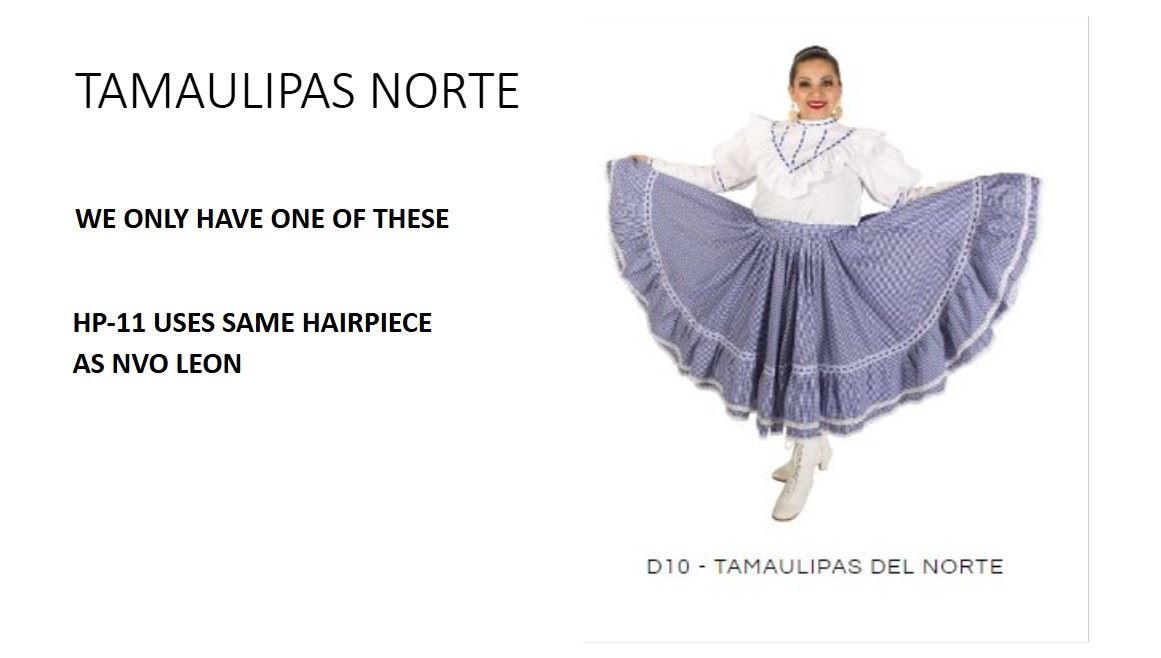 TAMAULIPAS NORTE wardrobe